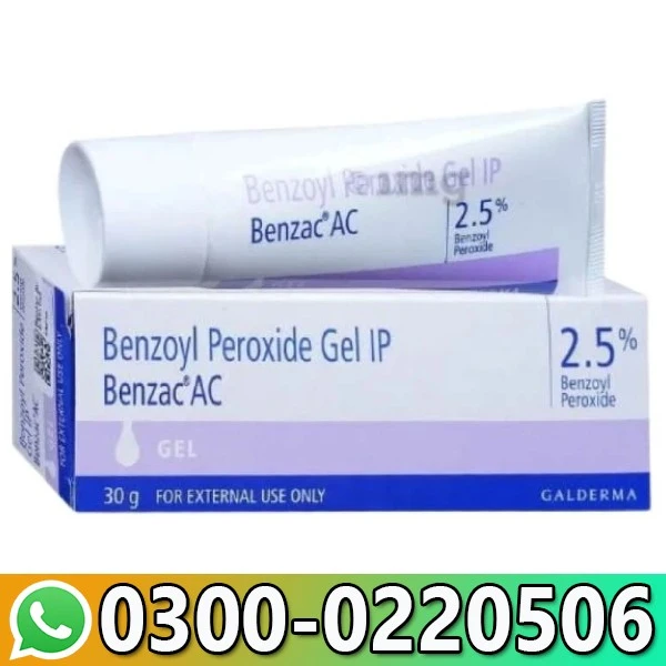 Benzac AC 2.5% Gel In Pakistan