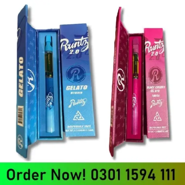 RUNTZ - 1.5g Delta 8 Disposable Vape Pens (1500 mg) In Pakistan